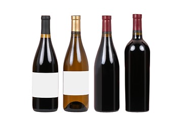 Image showing Wine bottles