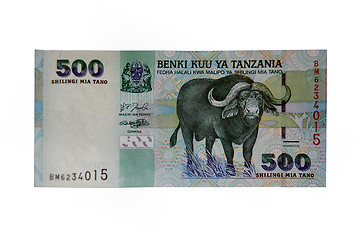 Image showing 500 Tanzanian shillings