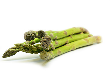 Image showing Delicious isolated asparagus