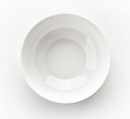 Image showing empty white bowl