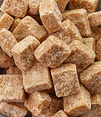 Image showing brown sugar cubes