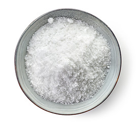 Image showing Bowl of salt