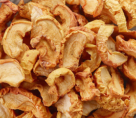 Image showing dried apple background