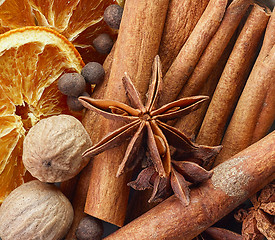 Image showing Background of various spices