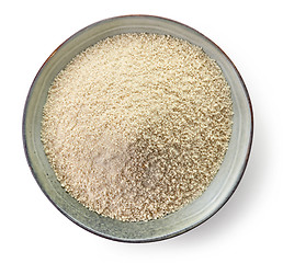 Image showing bowl of breadcrumbs