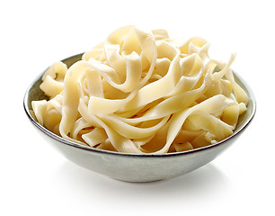 Image showing Bowl of boiled egg noodles