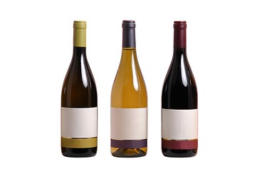 Image showing Wine bottles