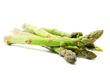 Image showing Delicious isolated asparagus