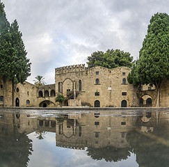 Image showing The old town of Rhodes in Greece