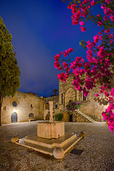 Image showing Argirokastu square in the old town of Rhodes