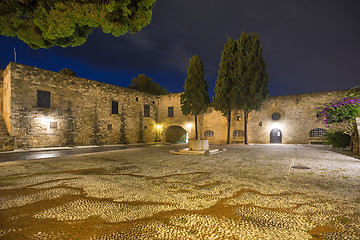 Image showing Argirokastu square in the old town of Rhodes