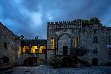 Image showing Argirokastu square in the old town of Rhodes