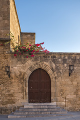 Image showing The old town of Rhodes in Greece