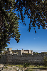 Image showing The old town of Rhodes in Greece