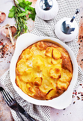 Image showing gratin from potato