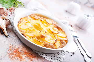 Image showing gratin from potato