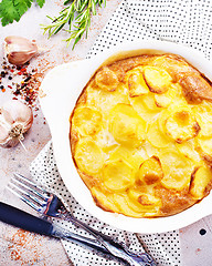 Image showing gratin from potato