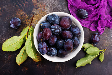 Image showing fresh plums