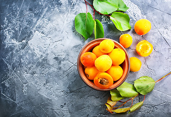 Image showing fresh apricots