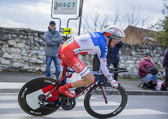 Image showing The Cyclist Jerome Coppel - Paris-Nice 2016