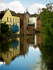 Image showing River Cityscape in Ghent