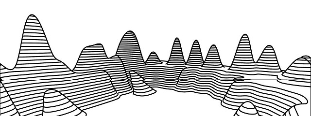 Image showing Topographical map of the locality, vector illustration