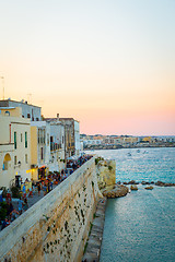 Image showing OTRANTO, ITALY - AUGUST 23, 2017 - panoramic view from the old t