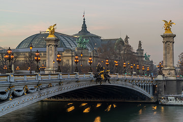 Image showing Bridge of the Alexandre III, Paris