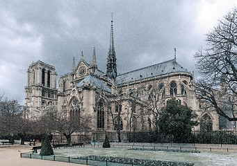 Image showing Notre Dame de Paris Cathedral