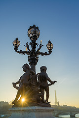 Image showing Bridge of the Alexandre III, Paris