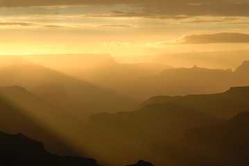 Image showing Grand Canyon sunset