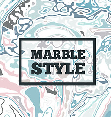 Image showing Marble ink background. Vector illustration