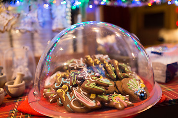 Image showing glazed christmas gingerbread