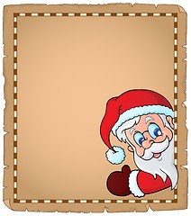 Image showing Lurking Santa Claus topic parchment 1