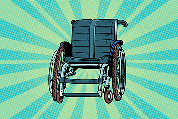 Image showing wheelchair, medicine and health, transportation of patients