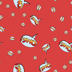 Image showing omg seamless pattern