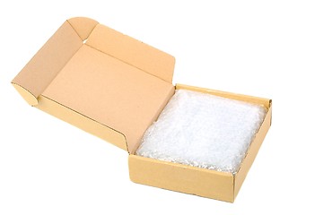 Image showing Cardboard Box Open