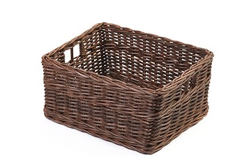 Image showing Simple basket on white