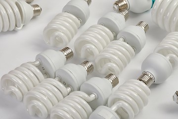 Image showing Compact Flurescent Bulbs