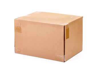 Image showing Unopened Cardboard Box