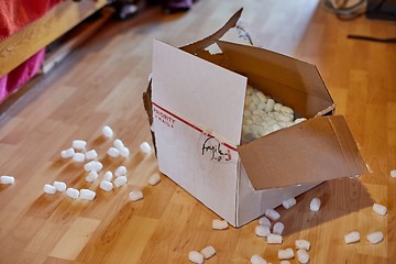 Image showing Cardboard Box Open