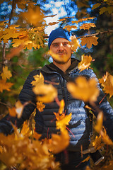 Image showing Closeup autumn portrait