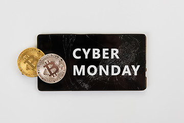 Image showing Bitcoin Cyber Monday