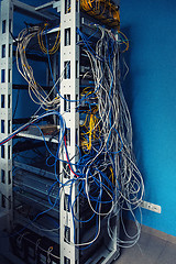 Image showing servers in server room