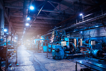 Image showing Industrial zone background