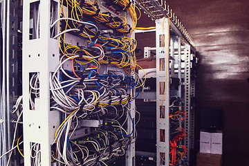 Image showing servers in server room