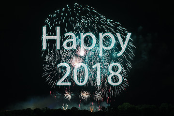 Image showing Happy New Year 2018