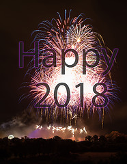 Image showing Happy New Year 2018