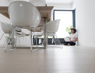 Image showing man enjoying relaxing lifestyle