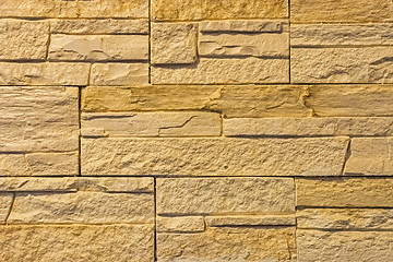 Image showing Background of beige tiles.